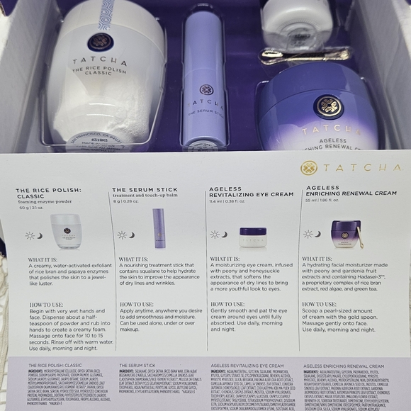Tatcha 4pc Ageless Renewal Set NIB - Picture 4 of 8